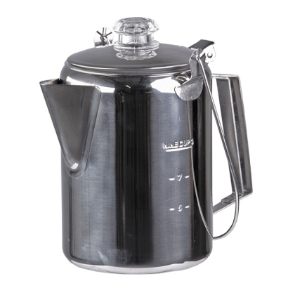 Kaffeekanne mit Percolator, Edelstahl