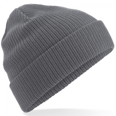 Bio Baumwolle Beanie grau