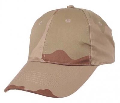 US Baseball Cap 3farben desert