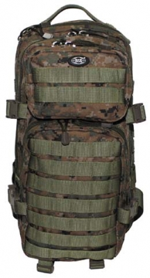 US Rucksack Assault I digital woodland