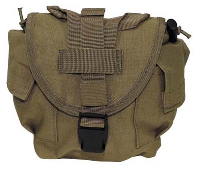 Trinkflaschen Tasche "Molle" coyote tan