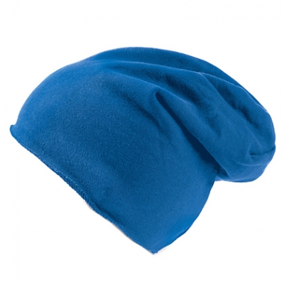 Sommer Long Beanie royalblau